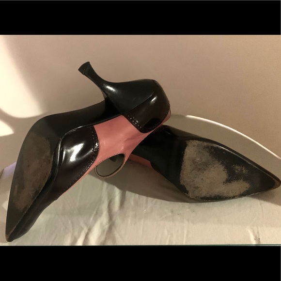 Miu Miu Mauve & Chocolate High Heel MaryJane 6 1/2 - Picture 4 of 4